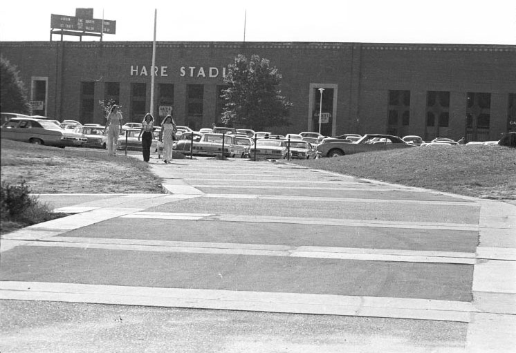 Rare shot of JordanHare Stadium changing clothes On Oct 6 1973 